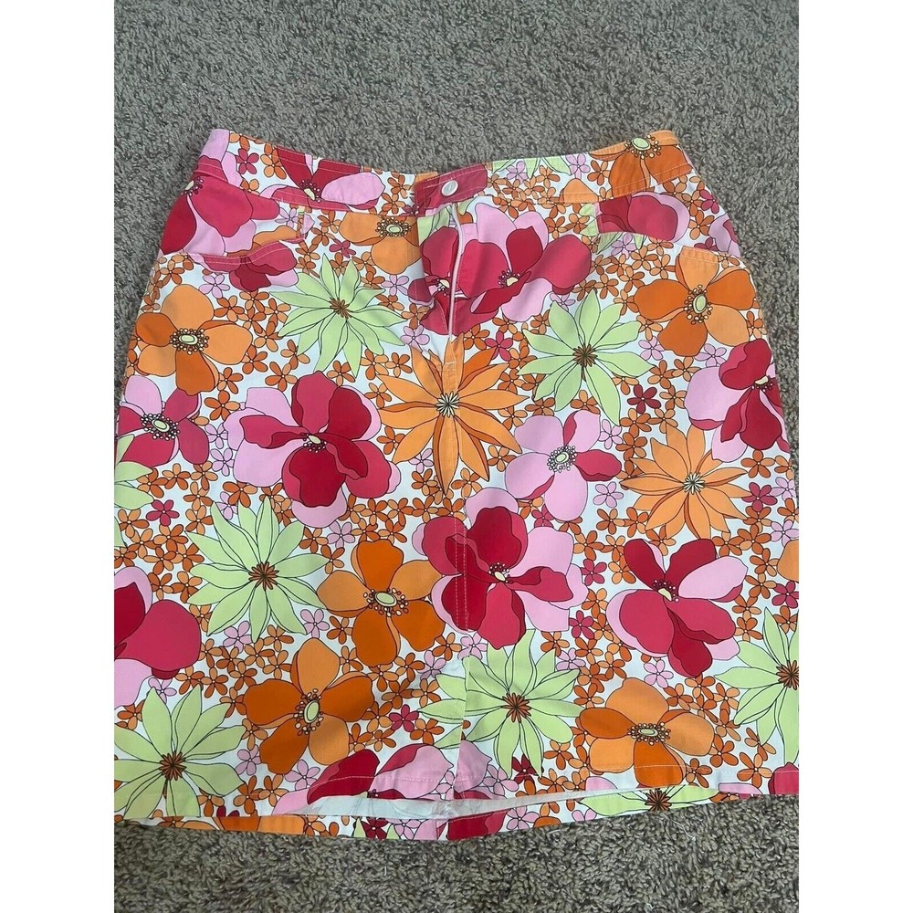 Talbots Floral/Colorful Skirt  Womens Size 12